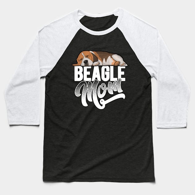 Beagle - Beagle Mom Baseball T-Shirt by Kudostees